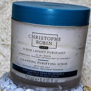 Christophe Robin Cleansing Purifying Scrub With Sea Salt Detox Shampoo NEW